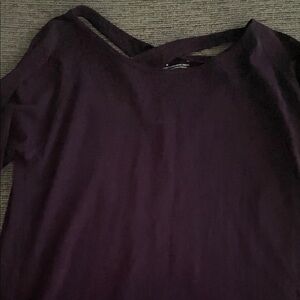 Under Armour Women's Dark Purple Long Sleeve Top